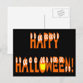 Halloween Squash-tekst Briefkaart (Voorkant / Achterkant)