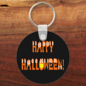 Halloween Squash-tekst Sleutelhanger (Voorkant)
