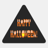 Halloween Squash-tekst Sticker (Voorkant)