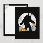 Halloween Squatchin' Briefkaart (Voorkant / Achterkant)