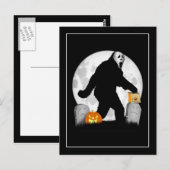 Halloween Squatchin' Briefkaart (Voorkant / Achterkant)
