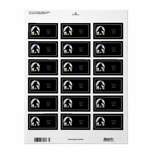 Halloween Squatchin' Etiket (Full Sheet)