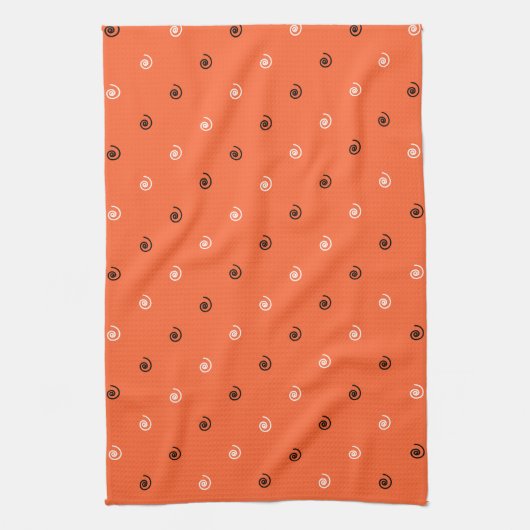 Halloween Squiggles Theedoek (Verticaal)