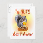 Halloween Squirrel Briefkaart (Voorkant / Achterkant)