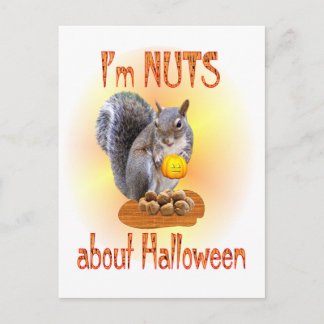 Halloween Squirrel Briefkaart