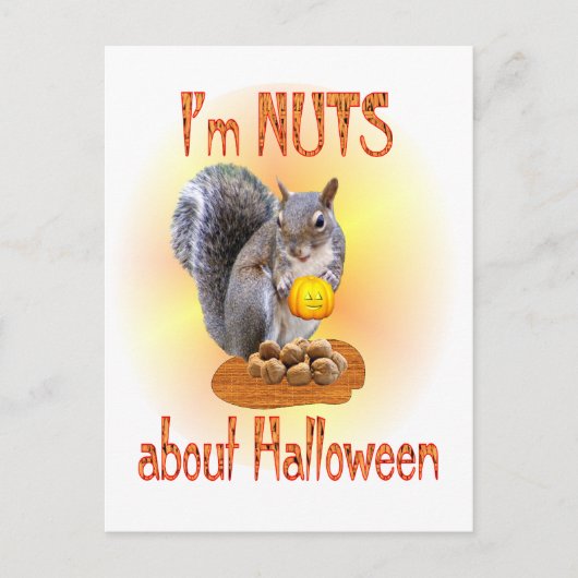 Halloween Squirrel Briefkaart (Voorkant)