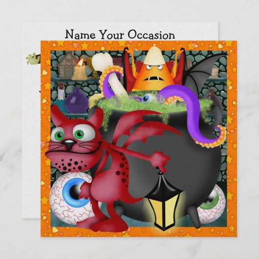 Halloween - SRF Kaart (Voorkant / Achterkant)