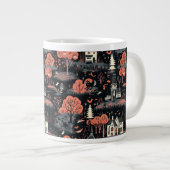 Halloween stad 4 grote koffiekop (Voorkant rechts)