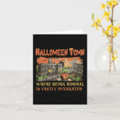 Halloween stad waar normaal zijn is enorm overzee kaart (Gele Bloem)