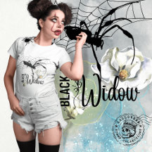 Halloween Stamp Collectie "Black Widow"