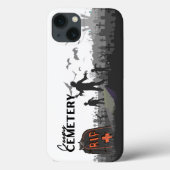 Halloween Stamp Collectie "Creepy Cemetery" Case-Mate iPhone Case (Achterkant)