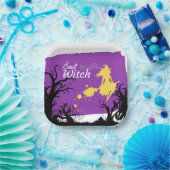 Halloween Stamp Collectie "Evil Witch" Papieren Bordje (Feest)