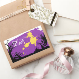 Halloween Stamp Collectie "Evil Witch" Rechthoekige Sticker