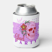 Halloween Stamp Collectie "Ghost party" op een Blikjeskoeler (Blikje Voorkant)