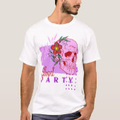 Halloween Stamp Collectie "Ghost party" op een T-shirt (Voorkant)