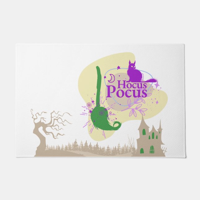 Halloween Stamp Collectie "Hocus Pocus" Deurmat (Voorkant)