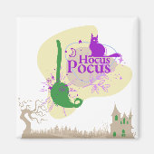 Halloween Stamp Collectie "Hocus Pocus" Magneet (Voorkant)
