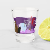 Halloween Stamp Collectie "Howling Night" Shot Glas (Voorkant)