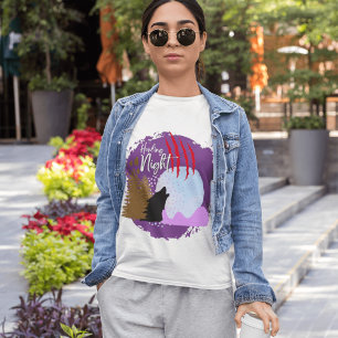 Halloween Stamp Collectie "Howling Night" T-shirt