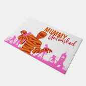 Halloween Stamp Collectie "Mummy Unleashed" Deurmat (Schuin)