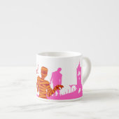 Halloween Stamp Collectie "Mummy Unleashed" Espresso Kop (Voorkant rechts)