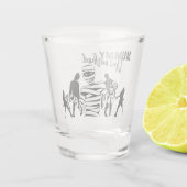 Halloween Stamp Collectie "Mummy Unleashed" Shot Glas (Achterkant)