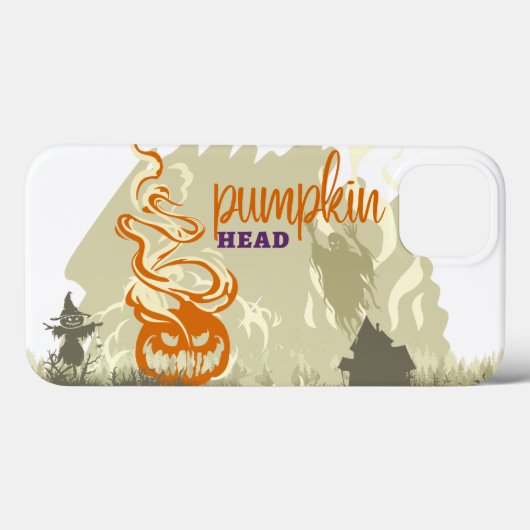 Halloween Stamp Collectie "Pumpkinhead" Case-Mate iPhone Case (Achterkant (horizontaal))