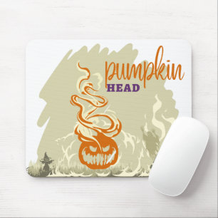 Halloween Stamp Collectie "Pumpkinhead" Muismat