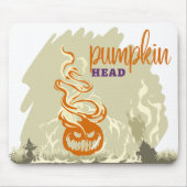 Halloween Stamp Collectie "Pumpkinhead" Muismat (Voorkant)