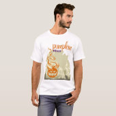 Halloween Stamp Collectie "Pumpkinhead" T-shirt (Voorkant volledig)