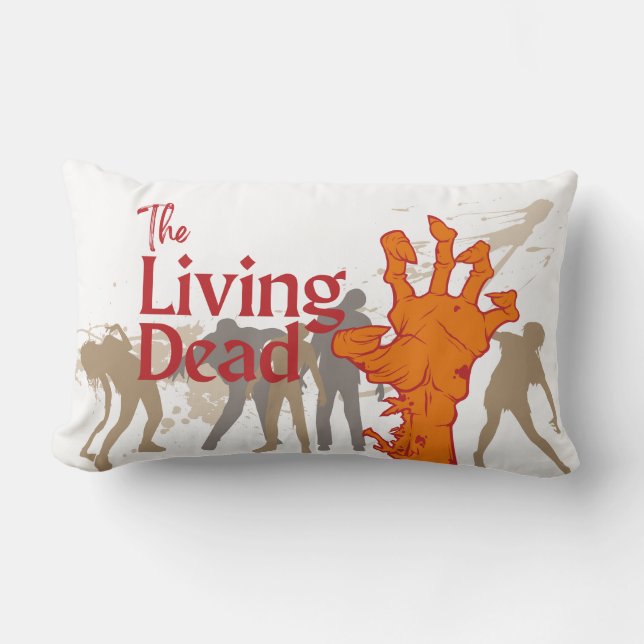 Halloween Stamp Collectie "The Living Dead" Kussen (Voorkant)