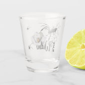 Halloween Stamp Collectie "The Living Dead" Shot Glas (Achterkant)