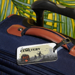 Halloween Stamp Collection "Creepy Cemetery"  Bagagelabel