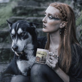 Halloween Stamp Collection "Creepy Cemetery" Tweekleurige Koffiemok