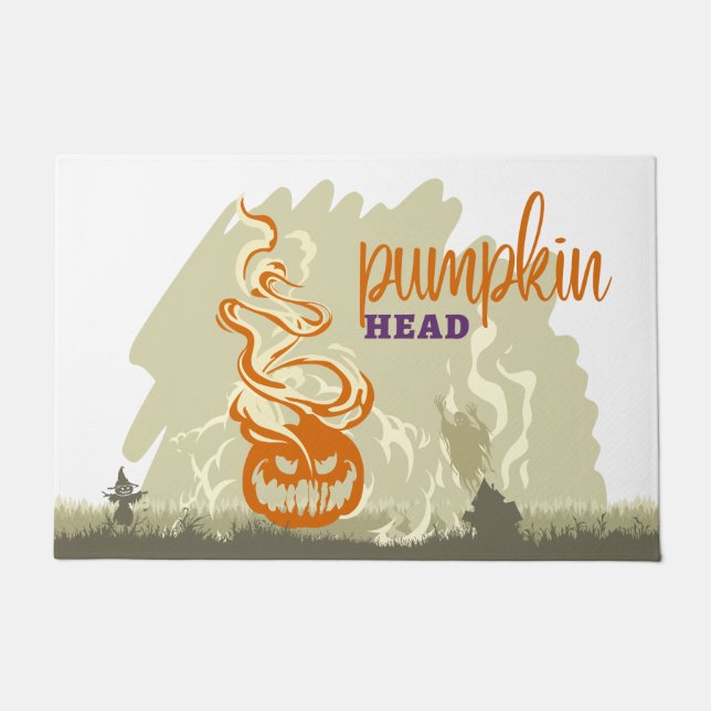 Halloween Stamp Collection "Pumpkinhead" Deurmat (Voorkant)
