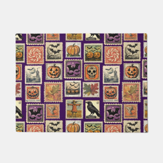 Halloween Stamp Pattern Doormat Deurmat