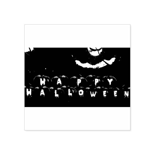 Halloween stamp rubberstempel (Afrduk)