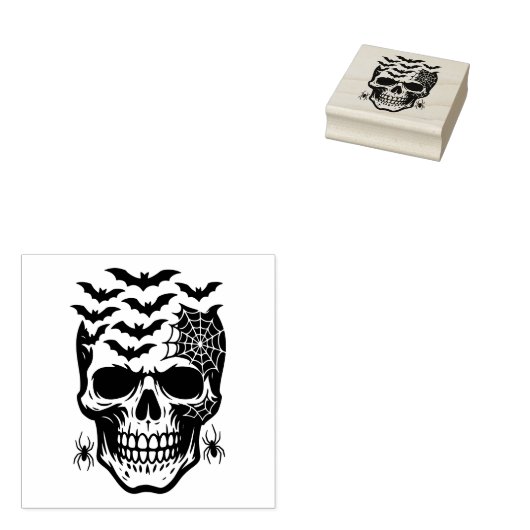 Halloween Stamp Rubberstempel (Gestempeld)
