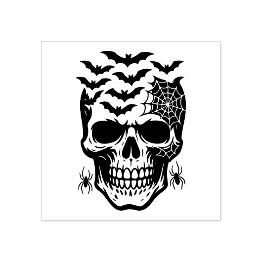 Halloween Stamp Rubberstempel (Afrduk)