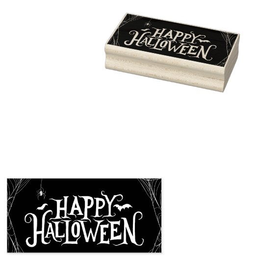 Halloween Stamp Rubberstempel (Gestempeld)