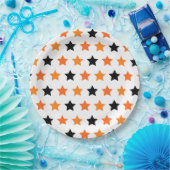 Halloween Stars Papieren Bordje (Feest)