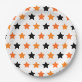 Halloween Stars Papieren Bordje (Voorkant)