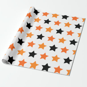 Halloween Stars Verpakkingspapier Cadeaupapier