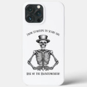 Halloween Startup Humor Hauntepreneur Skeleton Case-Mate iPhone Case (Achterkant)