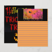 Halloween Stationery (Voorkant / Achterkant)