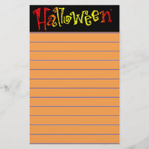 Halloween Stationery Briefpapier