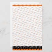 Halloween Stationery Sjabloon Briefpapier (Voorkant / Achterkant)