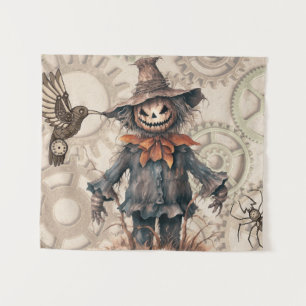 Halloween Steampunk Art Tapestry Wandkleed