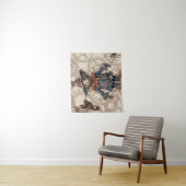 Halloween Steampunk Art Tapestry Wandkleed (In situ)