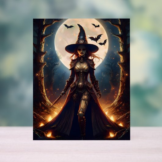 Halloween Steampunk Bosheks Acryl Bord (Neutraal)